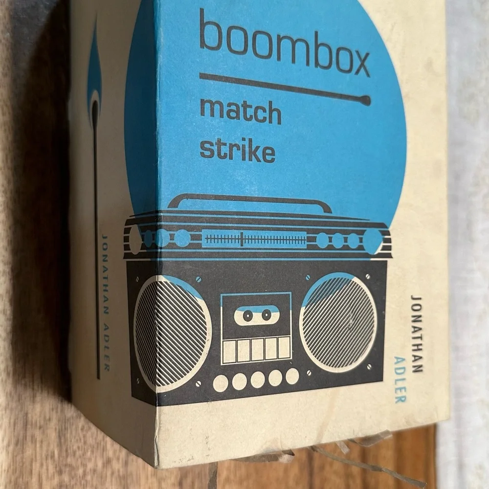 JONATHAN ADLER BOOMBOX MATCH STRIKE-RARE VINTAGE/RETIRED MINT/NEW 100%AUTHENTIC